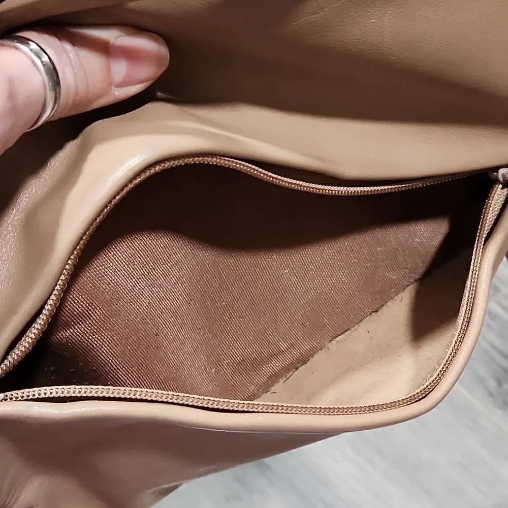 Vintage VERY SOFT XL Leather Clutch Wristlet Bag